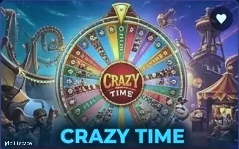 Crazy Time slot banner on jdbjili — Evolution
